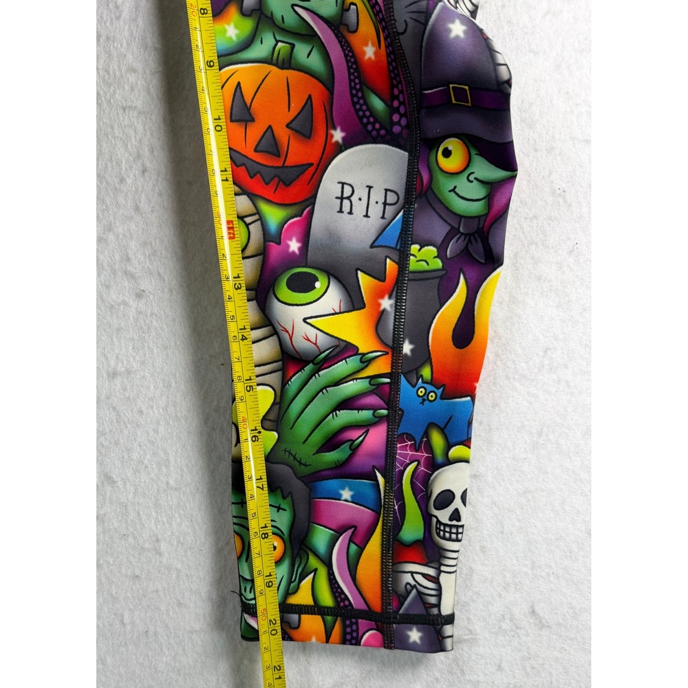 Constantly Varied Gear CVG Halloween Leggings Small Spooky Squats Approved Capri - Picture 5 of 7